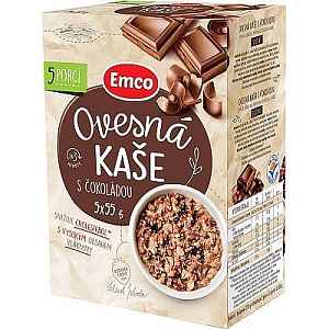 EMCO Ovesná kaše s čokoládou 5x55g