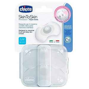 Chránič bradavek SkinToSkin silikon 2 ks, S / M