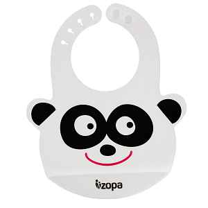 ZOPA Silikonový bryndák, Panda