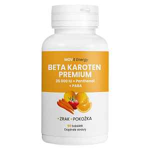 MOVIT ENERGY Beta karoten 25000 IU + Panthenol + PABA 90 tobolek