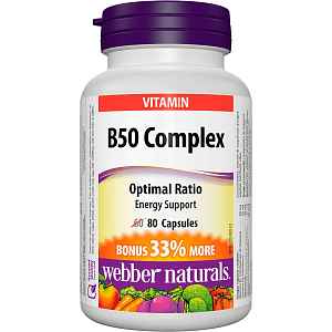 Webber Naturals B50 Complex 80 kapslí