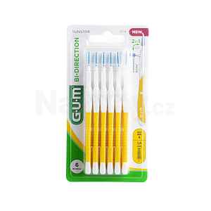 GUM BI-DIRECTION mezizubní kartáčky 1,4 mm, ISO 4, 6 ks