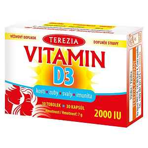 TEREZIA Vitamin D3 2000 IU 30 tobolek