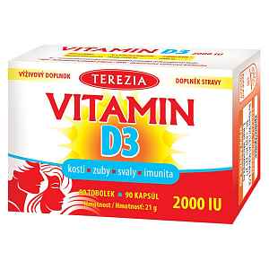 TEREZIA Vitamin D3 2000 IU 90 tobolek
