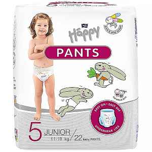 BELLA HAPPY Pants Junior natahovací plenkové kalhotky 22 ks
