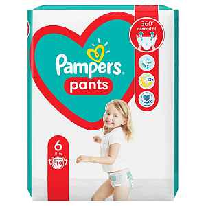 Pampers Pants vel. 6 15+ kg plenkové kalhotky 19 ks