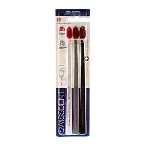 Swissdent Profi Colours soft medium 3 ks Lugano