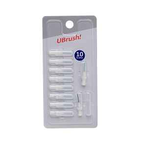 UBrush! Mezizubní kartáček 1,0 mm bílý 10 ks