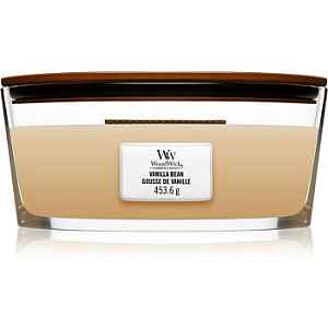 Woodwick Vanilla Bean vonná svíčka s dřevěným knotem (hearthwick) 453,6 g