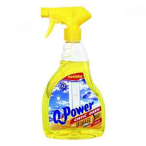 Q power čistič oken 500ml citron