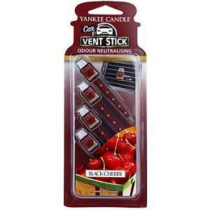 Yankee Candle Black Cherry vůně do auta 4 ks