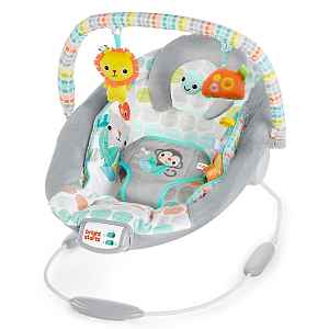 BRIGHT STARTS Lehátko vibrující s melodií Whimsical Wild 0 m+, do 9 kg, 2019
