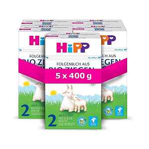 Hipp 2 BIO Kozí mléko 5x400 g