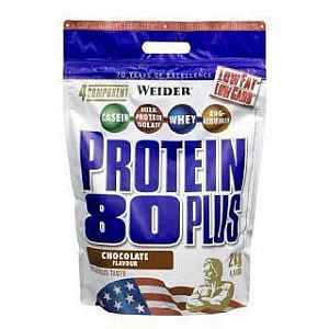 Weider, Protein 80 Plus, 2000 g, Čokoláda