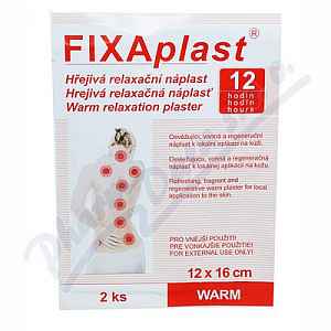 Hřejivá náplast Fixaplast WARM 12x16cm 2ks