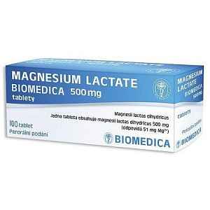 Magnesium lactate Biomedic 500mg tbl.nob.100x500mg