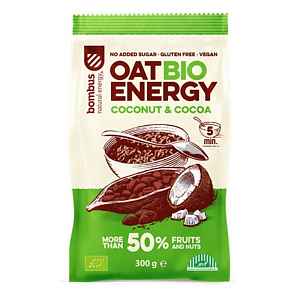 BOMBUS Oat energy coconut & cocoa ovesná kaše 65 g BIO