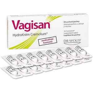 Vagisan HydroKrém Cremolum 16 čípků