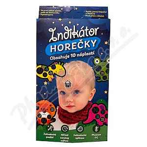 Indikátor horečky 10 náplastí
