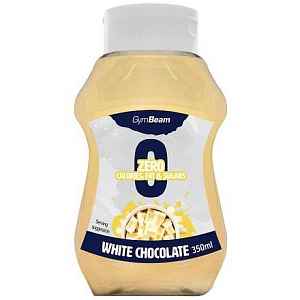 GymBeam White Chocolate white chocolate - 350 ml