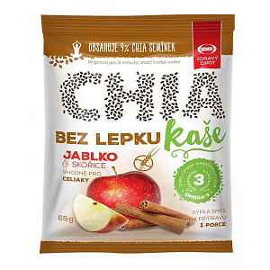 SEMIX Chia kaše bez lepku s jablky a skořící 65 g