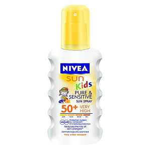 NIVEA SUN Dět.sprej na opal. Sensit. OF50+ 200ml