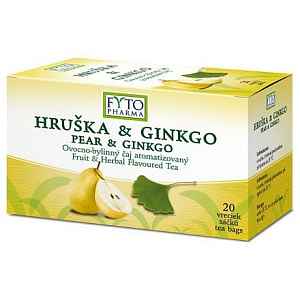 Ovocno-bylinný čaj hruška & ginkgo 20x2g