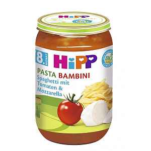 HIPP Pasta bambini Rajčata se špagetami a mozz. 220 g