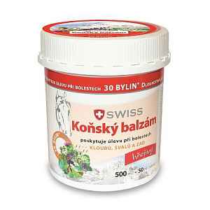 Koňský balzám SWISS hřejivý 500 + 50 ml