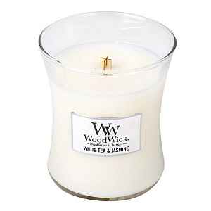 WoodWick Vonná svíčka váza White Tea & Jasmine  275 g
