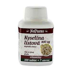 MedPharma Kyselina listová 800 mcg tablety 107