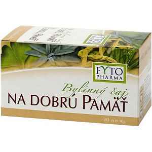 Bylinný čaj na dobrou paměť 20x1.25g Fytopharma