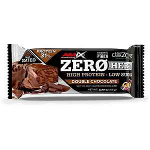 Amix Zero Hero 31% Protein Bar, Double Chocolate, 65g