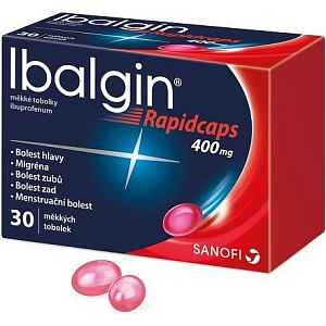 Ibalgin Rapidcaps 400 tobolky 30ks