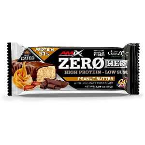 Amix Zero Hero 31% Protein Bar, Peanut-Butter-Cake, 65g