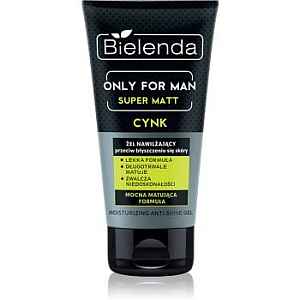 Bielenda Only for Men Super Mat hydratační gel proti lesknutí pleti a rozšířeným pórům 50 ml