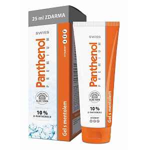 Swiss Panthenol PREMIUM 10% gel s mentolem 100+25 ml