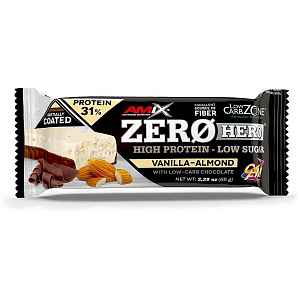 Amix Zero Hero 31% Protein Bar, Vanilla-Almond, 65g