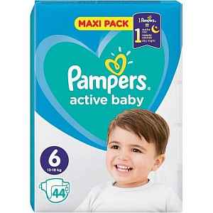 PAMPERS Active Baby Maxi Pack S6 44ks