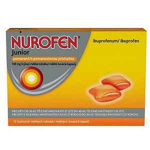 Nurofen Junior Pomeranč 100mg cps.mdm. 12ks