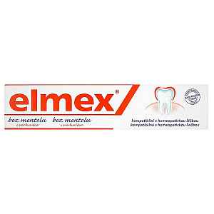 elmex Zubní pasta bez mentolu s aminfluoridem 75 ml