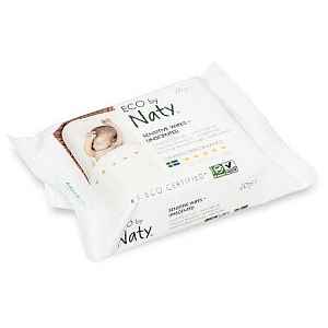 Vlhčené ubrousky Naty Nature Babycare bez vůně - pro citlivou pokožku (20 ks)