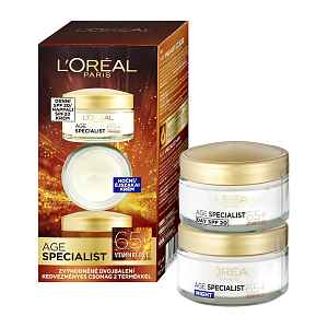 Loréal Paris Age Specialist 65+ Duopack denní + noční krém 2x50 ml