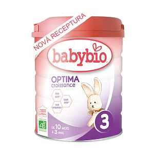 BABYBIO OPTIMA 3 Croissance kojenecké bio mléko 800 g