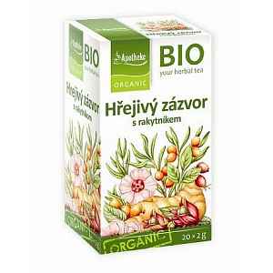 Apotheke BIO Hřejivý zázvor s rakytníkem 20x2g