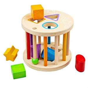 BIGJIGS Baby Válec s tvary