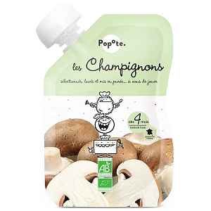 POPOTE Kapsička bio žampiony 120 g, 4+