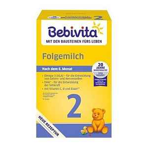 BEBIVITA Mléko 2 Instantní pokračovací mléčná výživa od uk. 6. měsíce, 500 g