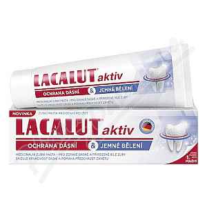 Lacalut Aktiv zub.pasta ochr.dásní & j.bělení 75ml