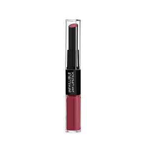 Dlouhotrvající rtěnka a lesk na rty 2v1 Infallible 24H Parisian Nudes 6 ml 804 Metro Proof Rose
